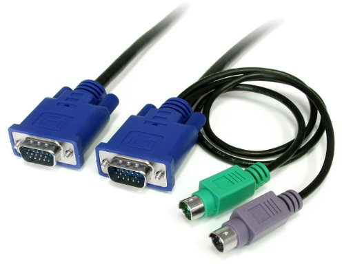Startech SVECON6 - Cable KVM Ultra Delgado de 1.8 m, VGA
