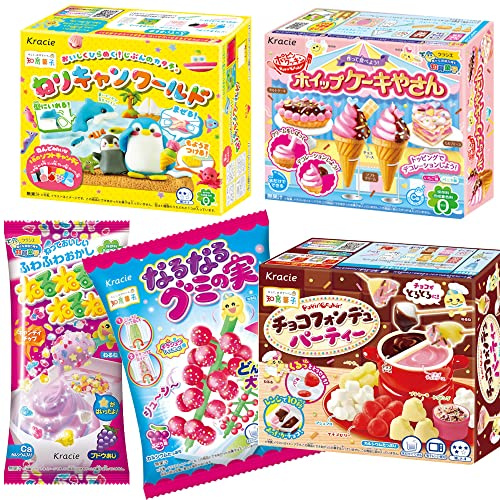 Popin Cookin Sortiertes DIY-Süßigkeiten-Set (5er-Set) Japanische Süßigkeiten mit Geschenk