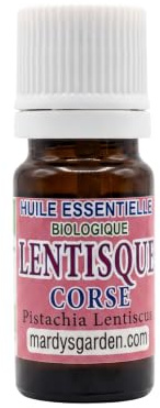 Huile Essentielle de Lentisque Pistachier BIO 5 ml, origine Corse 100% Pure & Naturelle LIVRAISON OFFERTE