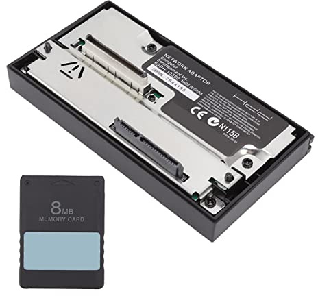 Dpofirs SATA Interface Network Adaptor HDD Hard Disk Adapter For PS2, Support SATA 2.5 and 3.5, with 8MB FMCB V1.953 Memory Card Free McBoot