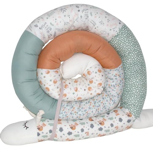 Bettschlange/Bettschnecke XXL (Motiv Fuchs + Igel) Länge 250cm **personalisierbar**Seitenschläferkissen