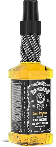BANDIDO After Shave Spray Männer | After Shave Las Vegas 150ml | Feuchtigkeitsspendend & Erfrischend | Nach der Rasur | Für Alle Hauttypen | Schützt und Spendet Frische