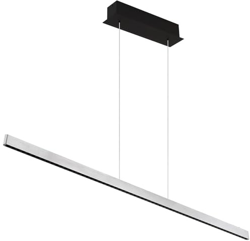 GLOBO Pendelleuchte Esszimmerlampe Deckenlampe Hängelampe LED Silber Küchenlampe 62W