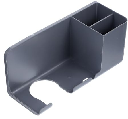 VALICLUD Selbstklebender Haartrocknerhalter Wandhalter Föhnhalter Organizer für Badezimmer und Schlafzimmer Platzsparend Stabile Wandmontage Grau