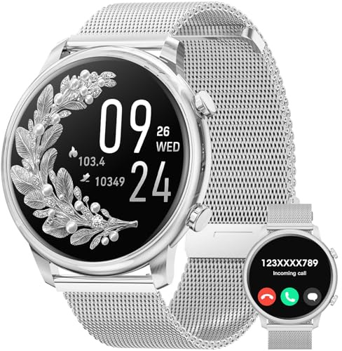 Hwagol Smart Watch for Women Answer/Make Calls, 1.39 HD Smart watch, Fitness Watch with Heart Rate/SpO2/Sleep Monitor/Step Counter, 110+ Sports Activity Fitness Tracker, Smartwatch for iOS Android
