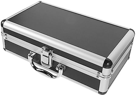 HYTROVE Mikrofonkoffer Funkmikrofon Aufbewahrungskoffer Aus Hartschale Mit Anpassbarem Schaumstoff Handmikrofon Tragetasche Für Kabellose Systeme
