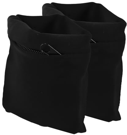 PartyKindom Sport Handgelenktasche 2 Stück-Pack aus Polyester Schweißabweisend Armband mit Reißverschluss für Laufen Radfahren Fitness und Outdoor für Damen Herren