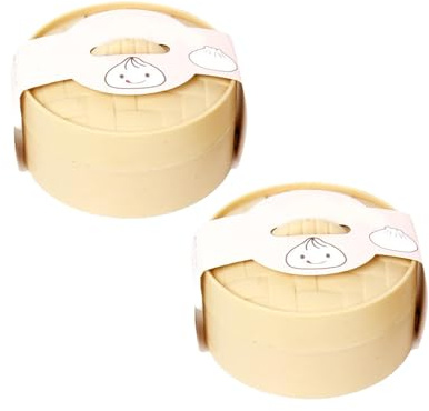 Kawaii Anti-Stress Ball, Dampfgarer-Bao-Bun Entspannungsball, Weich Knautschbar Fidget Toy zur Angstbewältigung und Fokussierung, 10 cm, 2er Pack für Erwachsene und Kinder