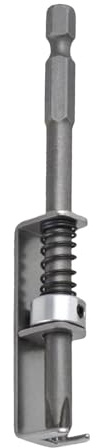 Colcolo Embout de porte-vis à ressort, outil de maintien de vis universel, embout de tournevis métallique anti- pour électriciens et mécaniciens