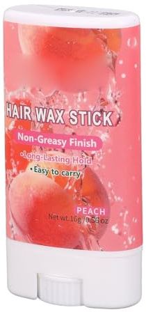 Dioche Barra de Cera para el Cabello en Barra para Cabello Suelto, de Cera Suavizante sin Grasa para Todo Tipo de, Fijación Fuerte y Duradera, 0,6 Oz