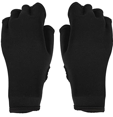 XUXHOU Guanti da acqua, guanti da nuoto per uomo donna con dita in rete per flessibilità, capacità traspirante, guanti da nuoto a mano in neoprene per allenamento a mano per fitness in acqua surf
