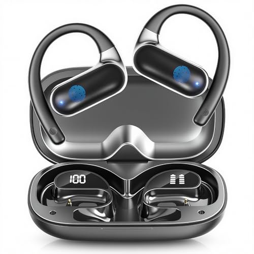 PPBP AI Translation Earbuds Real Time,182 Language Translator Earbuds,5-in-1 Open Ear Translator Device,Business Travel Learning Translation Earphones Black