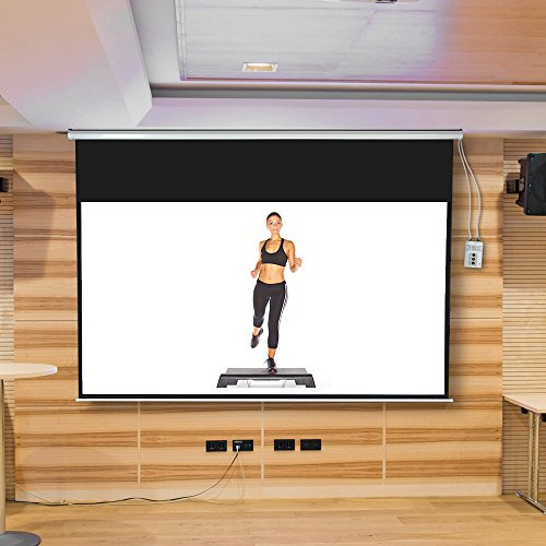 300 x 169 cm motore tela inkl. FFB – PROIETTORE HOME CINEMA Beamer tela – 16: 9/4: 3
