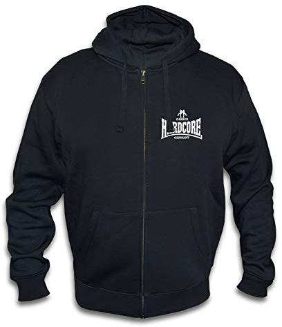 KNOW-MORE-STYLEZ Sweatjacke Hardcore Gabber Germany mit Kapuze