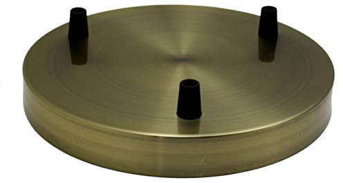 Deckenrosette aus Metall, 3-Punkt-Deckenrosette für Pendelleuchten, vielseitiges Zubehör für moderne, anpassbare und elegante Beleuchtungslösungen, mehrere Tropfen und Arrangements