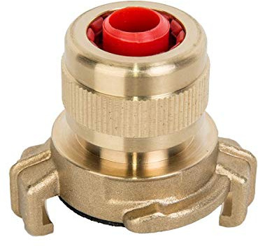 Bradas Schnellkupplung Übergangsschlauchstück Schlauchkupplung GEKA 3/4 Messing Klauenkupplung BR-GK34 4665
