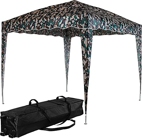 INSTENT Pavillon 3 x 3 m Basic wasserdicht UV Schutz 50+, Woodland