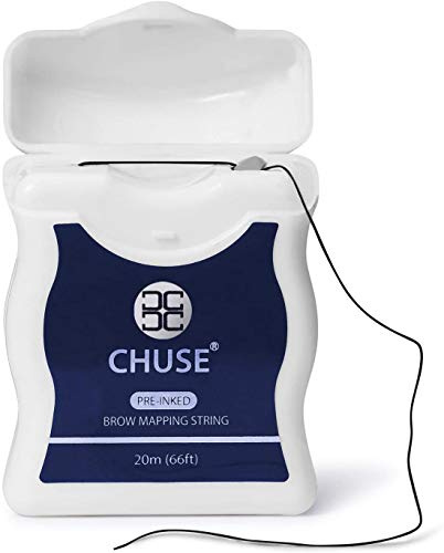 CHUSE | Brow Mapping String - Fadentechnik zum Vorzeichnen von Augenbrauen, für Microblading,1 mm-Linie, 20 m-Faden