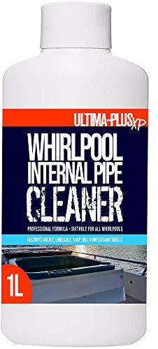 ULTIMA-PLUS XP Whirlpool Internal Pipe Cleaner - Deeply Cleans & Removes Limescale, Dirt & Odours - Suitable for all Whirlpools (1 Litre)