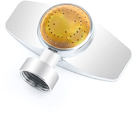 Uranshin – Arroseur à points en métal, motif circulaire à 360 degrés, petit arroseur en métal jusqu'à 9 m de zone de couverture, arroseurs de pelouse, arroseurs de tuyau d'arrosage pour petite