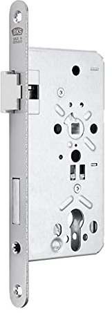 SOTECH Serratura per Porta BKS Serratura a Cilindro Profilata Classe 3 Entrata 65 mm Frontale 24 mm DIN Interasse Sinistra 72 mm Serratura da infilare per Porte d'ingresso