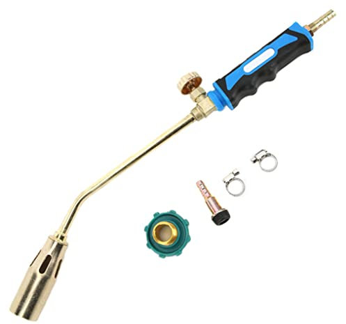 Chalumeau à gaz pour soudage Chalumeau chauffant pour soudage Chalumeau à gaz liquéfié Chalumeau à flamme avec buse de 30 mm et interrupteur unique pour les accessoires industriels de soudage au