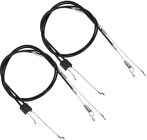 The Lord of the Tools Câble d'accélérateur et Câble d'embrayage pour Tondeuse à Gazon Compatible avec Einhell Compatible avec Tondeuses à Gazon Câble de Traction Commande Longueur 1515mm et 1320mm