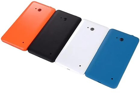 SHOWGOOD Akkudeckel für Nokia Lumia 640, Rückseite mit Seitentaste, für Nokia Lumia 640, Blau