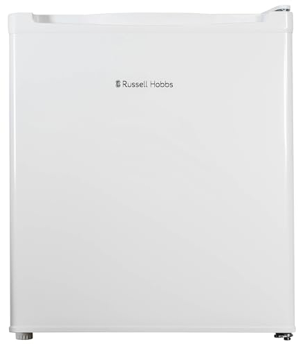 Russell Hobbs Table Top Larder Mini Fridge 40L Capacity, Quiet Running 39DB, Reversible Door, 0 to 8 Degrees Manual Temperature Control, White RHTTLF2E1W