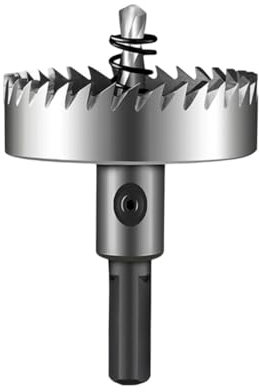 Broca HSS Sierra perforadora con punta de carburo de acero de alta velocidad Taladro de 12-60 mm para brocas de aleación de aluminio y metal de acero inoxidable, 25 mm