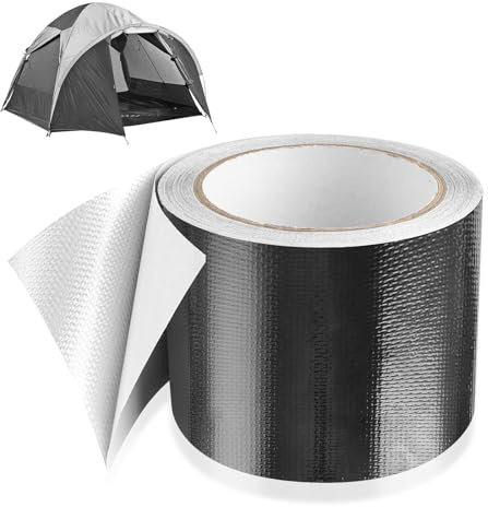 Indrnif 8cm*10m Kleber für lkw Plane Schutz Flicken für Abdeckplane & Sonnenschirm,Bootsplane,Zeltunterlage Planen,Reparaturband,Markisen Reparatur Klebeband