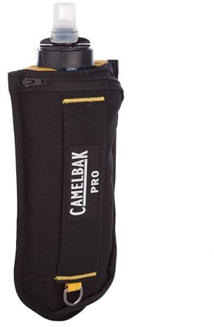 CamelBak Pro Clip Flask | 17 oz Flask Bottle | Metal Belt Clip | Storage Pocket | Work | Rugged | Lightweight | Black