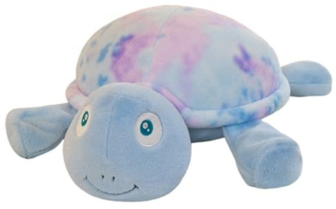 AQCQDQ Simulation Schildkröte Kissen Plüsch Spielzeug, Schildkröte Kuscheltier Hugs Weiches Kuscheltiere Kopfkissen Gefüllte Puppe Baumwolle Tier Kissen (85cm,Lila;)