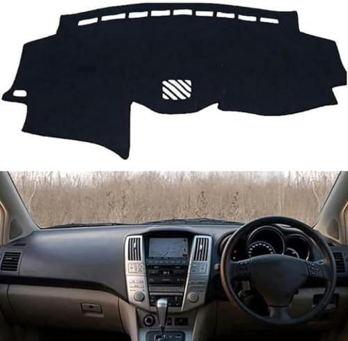 BOLNEY Anti-Slip Mat Dashboard Cover Pad Interior Mat for Lexus RX RX400 RX350 RX300 2004 2005 2006-2008 Black Dash Mat Dashboard Cover