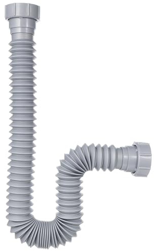 UTHCLO Tubo Di Scarico Della Cucina Flessibile Connettore Per Lavello Prolunga Per Tubo Di Scarico Raccordo Per Fognatura Adatto Per Lavabo Bagno Cucina Design Salvaspazio