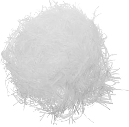 NIYANGLE Dekorativt Strimlat Papper Strimlad Fyllning Korgfyllning Fyllmedel Material Packfyllning Vävnad Skär Papperet i Strimla Rosa Korgfyllare Gräspapper Pumpa Silkespapper Vit Papper
