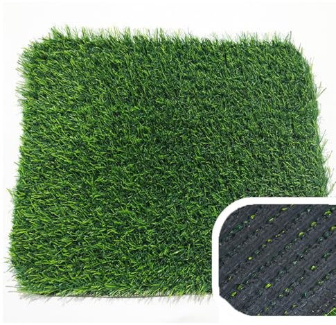 WADOODI High Density Premium Artificial Grass 20mm Turf Mat Rug Natural and Realistic Looking Fake Grass for Indoor Outdoor Garden Lawn Landscape Pet Dog Area (1mx1m)