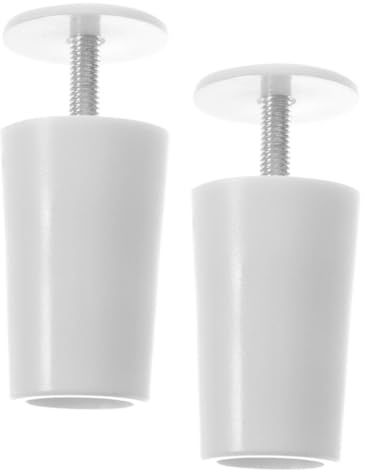 FIXOSHEE Curtain Limiters Window Blind Stoppers Plastic Shutter Fasteners 2pcs White Roller Shutter Repair Parts for Home Office Window Roller Stop