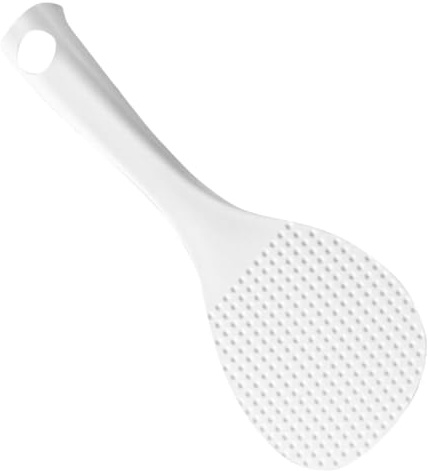 MOKKHNB Cucchiaio per Riso Bianco in Pp Resistente al Calore Manico Ergonomico e Facile da Pulire, Spatola Minimalista per Mensa e Ristorante in Cucina