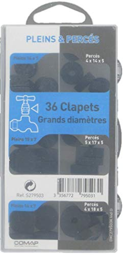 COMAP Coffret de 36 grands clapets pleins et percés pour l'étanchéité - Grands diamètres - S279503