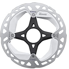 SHIMANO XT RT-MT800 Center Lock Ice-Tech Freeza, Bremsscheibe Unisex für Erwachsene, 160 mm silber