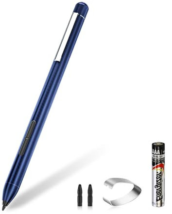 Pen for Microsoft Surface, Surface Pro 11/10/9/8/X/7+/7/6/5/4/3/Surface 3, Surface Go 4/3/2/1, Surface Laptop/Studio/Book 5/4/3/2/1 with Palm Rejection, 1024 Levels Pressure, 2500h Working Hours