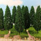 10 árboles Modelo, 15 cm, Mini árboles de Diorama de Tren, árboles Modelo de Tren, Bosque en Miniatura, Paisaje ferroviario, Arquitectura, Paisaje