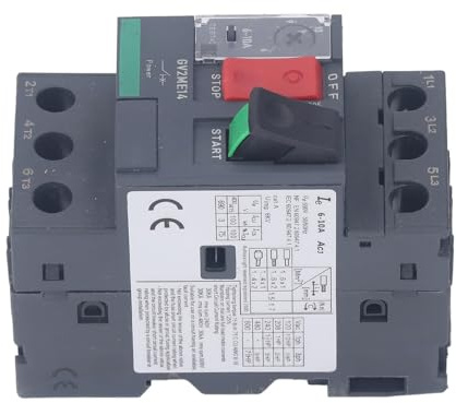 Disjoncteur de moteur 690 V CA | Commande à bouton-poussoir, protection thermique et magnétique contre les surcharges, montage sur rail de 35 mm, 690 V CA