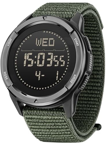findtime Montre Militaire Homme Commando pour Homme Montre de Sport,Calendrier,Réveil, Chronomètre, Podomètre Montre Numérique Étanche 50ATM Cadran，Coloré