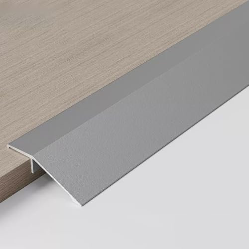 Raouoae Abschlussprofil Holz-zu-Fliesen Übergangsprofil Abdeckleiste Länge: 90cm *3 Boden Übergangsschiene Teppichschiene Schweller Laminat Parkett Übergangsprofil(Dunkelgrau,Breite: 35 mm)