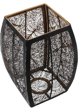 GRIRIW Stylish Hollow Iron Lampshade Retro Lamp Shades for Table Lamps Light Covers