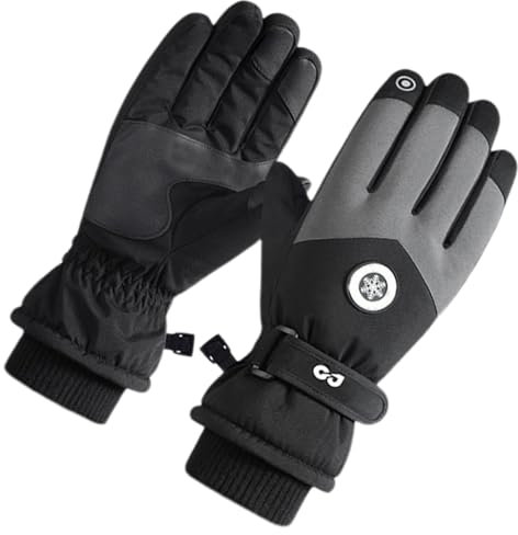 Schneehandschuhe für Damen – Damen-Handschuhe für kaltes Wetter, Winterhandschuhe, winddichte Winterhandschuhe, Skihandschuhe, Wanderhandschuhe, wasserdichte Motorradhandschuhe zum Skifahren, Reiten,