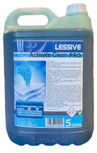Lessive Activate Clean Pro Ultra Concentrée 5L – 180 Lavages | Fraîcheur Montagne | Efficace en Cycle Court | Format Économique