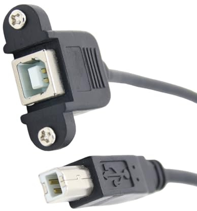 Xinsheinelry Câble D'extension L'imprimante USB2.0 Robuste USB2.0 Type B to Type B Câble pour Fonction Monture Panneau Données Fiabilité